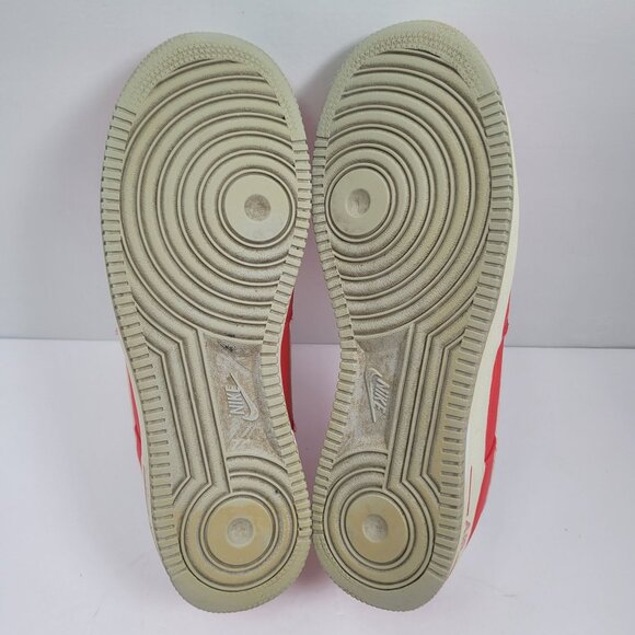 Nike Air Force 1 2013 Men's Red & White Sneakers 488298-610 US Size 10.5 - Picture 8 of 9